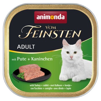 animonda Vom Feinsten Adult Pute und Kaninchen 128x100 g animonda Vom Feinsten Adult Pute und Kaninchen 128x100 g