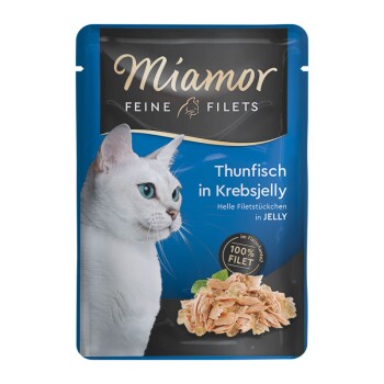 Miamor Feine Filets in Jelly Thunfisch in Krebsjelly 96x100 g Miamor Feine Filets in Jelly Thunfisch in Krebsjelly 96x100 g