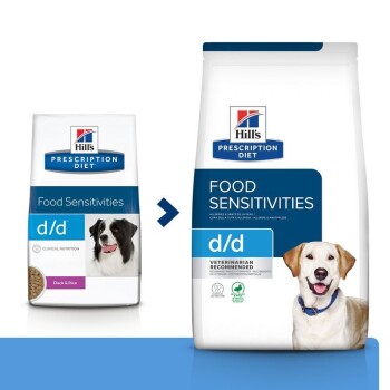 Hill's Prescription Diet d/d Futter bei Allergien, mit Ente und Reis 2x12 kg