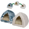 FIT+FUN FIT FUN Ersatzbezüge für Katzenhöhle blau/beige FIT+FUN FIT FUN Ersatzbezüge für Katzenhöhle blau/beige